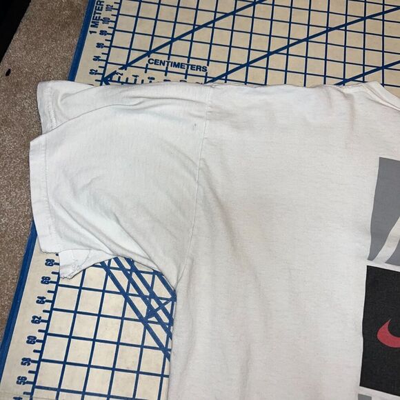 Vintage Nike Air T-Shirt Size XL Double Sided White Short Sleeve - Picture 11 of 13